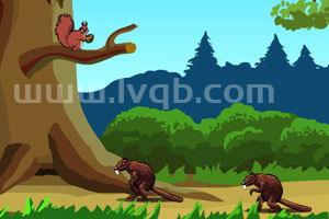 松树简笔画一步一步画松果简笔画彩色教程